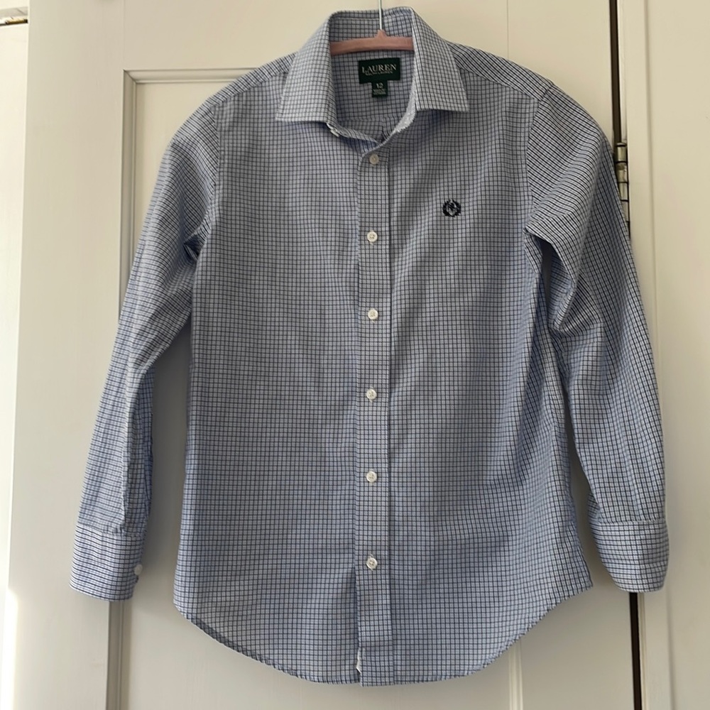 Boys size 12 Ralph Lauren button down